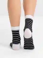 Угольный цветные носки