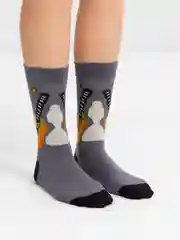 Белый носки высокие унисекс