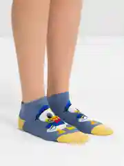 Индиго женские носки из хлопка