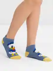 Индиго женские носки из хлопка