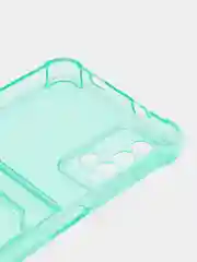 Бирюзовый чехол для Xiaomi Redmi 10C, C40, 11S, 10, 9, 9A, 9C, 10A, 9T, 10S, X3, с карманом для карт