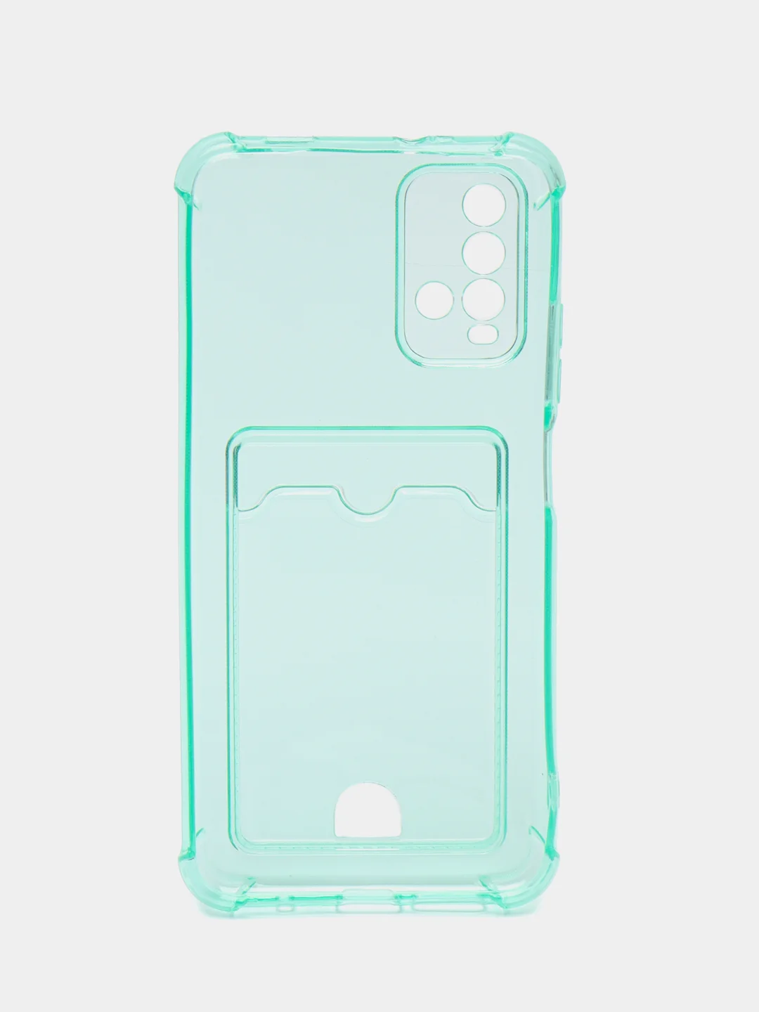 Бирюзовый чехол для Xiaomi Redmi 10C, C40, 11S, 10, 9, 9A, 9C, 10A, 9T, 10S, X3, с карманом для карт