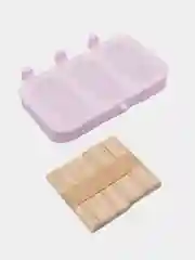 Форма для мороженого эскимо и льда, 3 ячейки