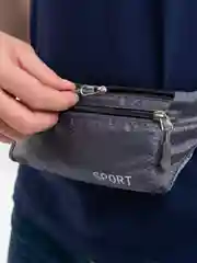 Серый сумка на пояс, унисекс, сумка для спортта