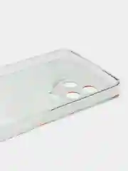 Светло-оранжевый чехол на Infinix Note 12 Pro 4G/Note 12 2023 / Инфиникс Нот 12 2023 прозрачный, с рисунком