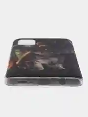 Медный силиконовый чехол на Samsung Galaxy A51 / Самсунг А51 прозрачный с рисунком, защита камеры