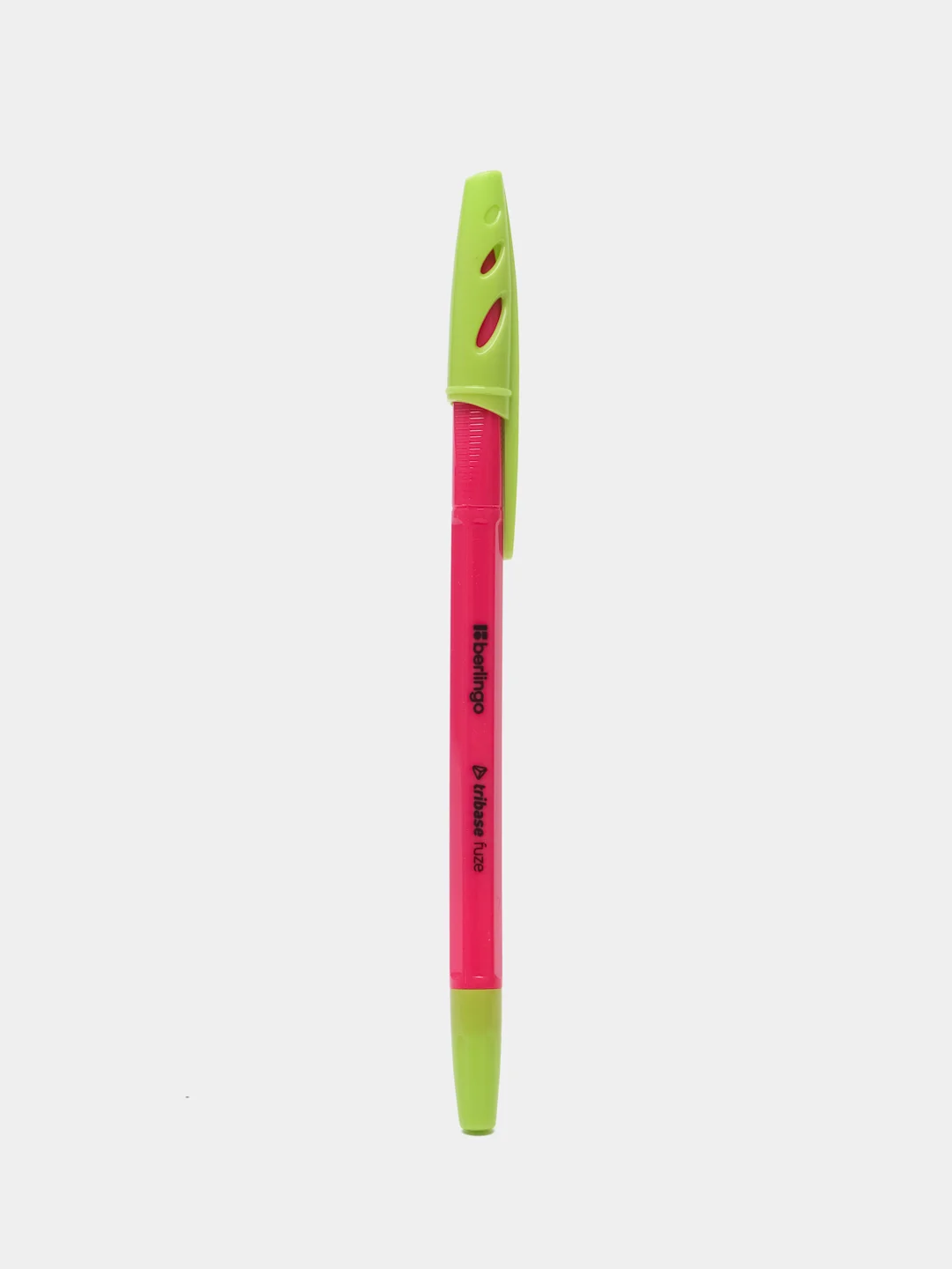 Фуксия ручка шариковая "Tribase Fuze", синяя, 0,7 м
