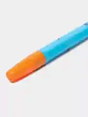 Голубой ручка шариковая "Tribase Fuze", синяя, 0,7 м