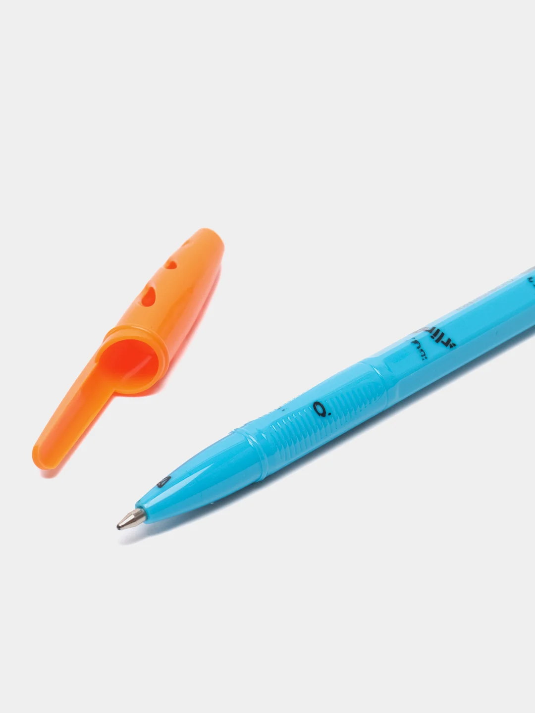 Голубой ручка шариковая "Tribase Fuze", синяя, 0,7 м
