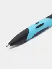 Голубой ручка шариковая автоматическая "Color Zone", синяя, 0,7 мм