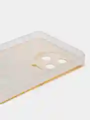 Горчичный чехол на Infinix Note 12 Pro 4G/Note 12 2023 / Инфиникс Нот 12 2023 прозрачный, с рисунком