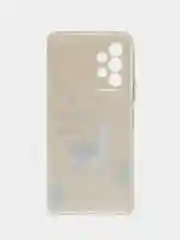 Горчичный чехол на Samsung Galaxy A53 5G / Галакси А53 5G прозрачный, с рисунком, защита камеры