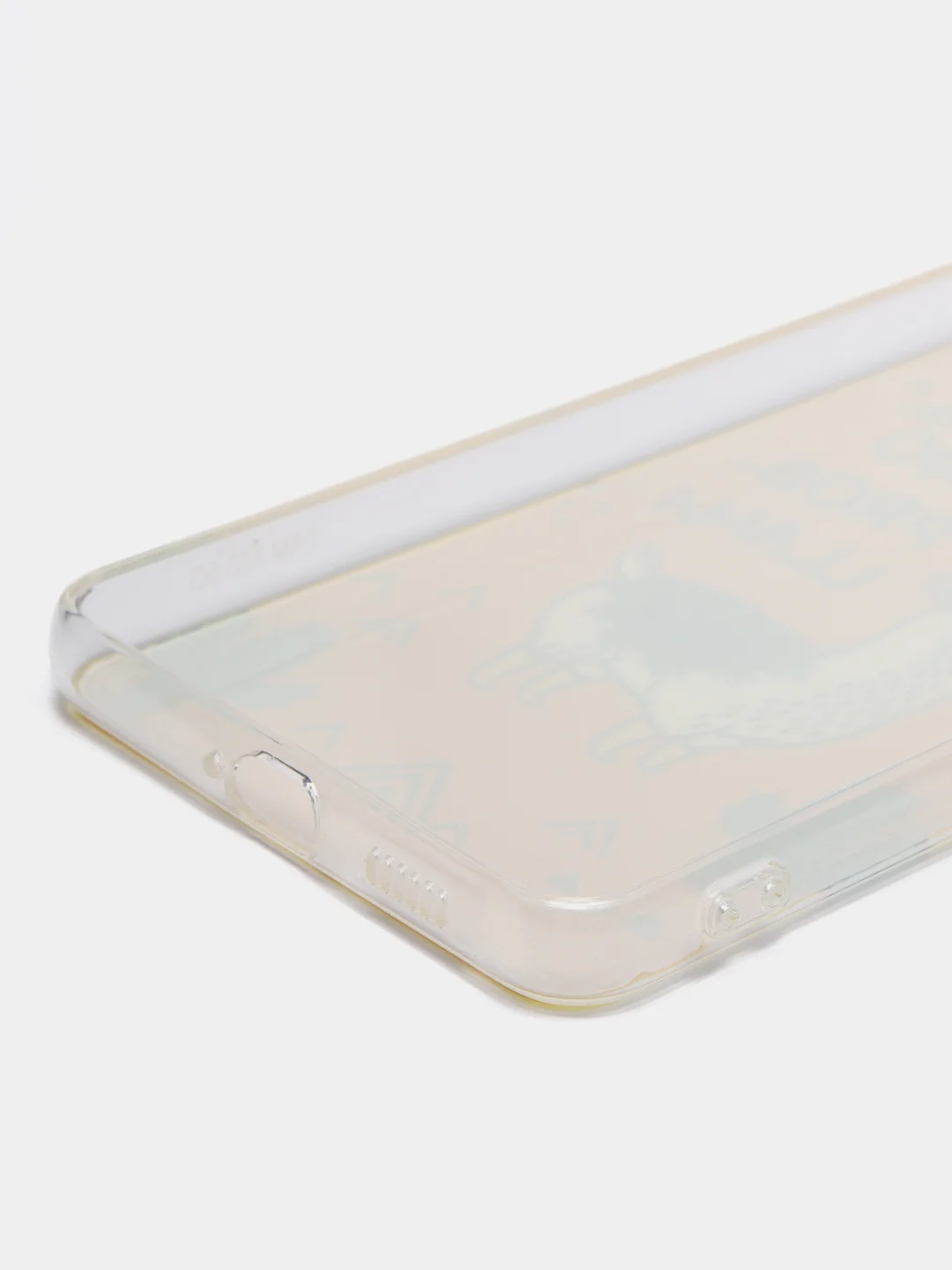Горчичный чехол на Samsung Galaxy A53 5G / Галакси А53 5G прозрачный, с рисунком, защита камеры