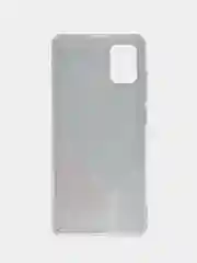 Слоновая кость силиконовый чехол на Samsung Galaxy A51 / Самсунг А51 прозрачный с рисунком, защита камеры