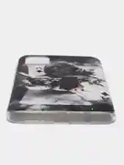 Песочный хаки силиконовый чехол на Samsung Galaxy A51 / Самсунг А51 прозрачный с рисунком, защита камеры
