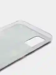 Песочный хаки силиконовый чехол на Samsung Galaxy A51 / Самсунг А51 прозрачный с рисунком, защита камеры