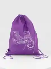 Фиолетовый сумка-рюкзак для обуви и одежды
