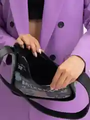 Черный сумка женская на плечо