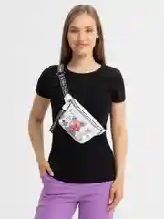 Белый сумка на пояс, бананка, поясная сумка через плечо, унисекс