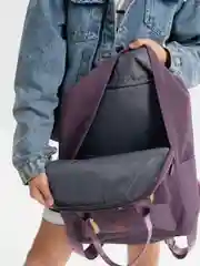 Фиолетовый школьный рюкзак с ручками, ранец, портфель