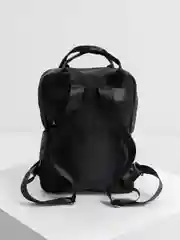 Черный школьный рюкзак с ручками, ранец, портфель