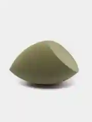 Зелёный хаки спонж в виде срезанной капли, 4 x 6 см