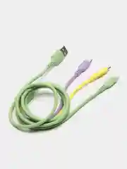 Кабель USB, провод для зарядки телефона Usb 2.0-Micro Usb/type-c/lightning, Sonnen, 513562
