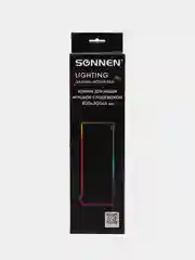 Коврик компьютерный игровой для мыши с подсветкой (RGB), 800x300х3 мм, Sonnen, 513614