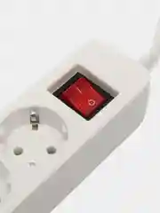 Удлинитель сетевой фильтр Sonnen Psw-503, 3 розетки c заземлением, выключатель, 513661