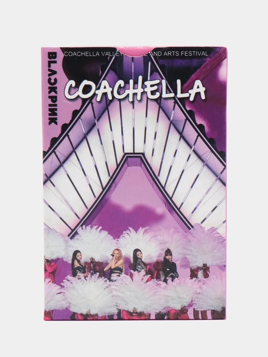 Вишнёвый карточки BLACKPINK, PINK VENOM, Shut down, Coachella, ready for love, 55 шт