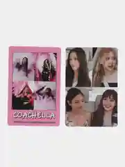 Вишнёвый карточки BLACKPINK, PINK VENOM, Shut down, Coachella, ready for love, 55 шт