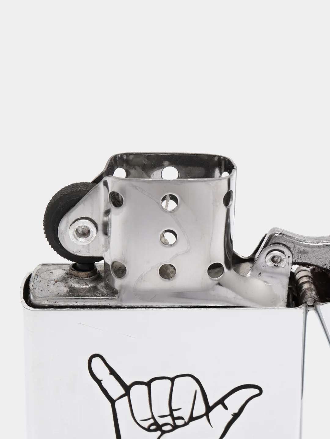 Серебряный зажигалка бензиновая в стиле Zippo, с лазерной гравировкой, ЧВК Вагнер, джамбо