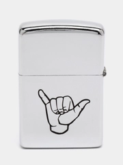 Зажигалка бензиновая в стиле Zippo, с лазерной гравировкой, ЧВК Вагнер, джамбо