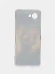 Индиго силиконовый чехол на Realme C30 / Реалми С30 прозрачный, с рисунком, защита камеры