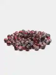 Бордовый бусины с эффектом градиента, кракле, битое стекло, под жемчуг