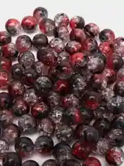 Бордовый бусины с эффектом градиента, кракле, битое стекло, под жемчуг