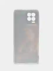 Светло-бежевый силиконовый чехол на Oppo Realme 8/8 Pro / Оппо Реалми 8/8 Про прозрачный, с рисунком