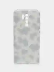 Золотистый хаки силиконовый чехол на Xiaomi Redmi 9 / Сяоми Редми 9 прозрачный, с рисунком, защита камеры