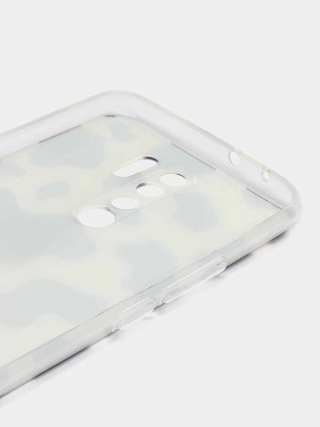 Золотистый хаки силиконовый чехол на Xiaomi Redmi 9 / Сяоми Редми 9 прозрачный, с рисунком, защита камеры