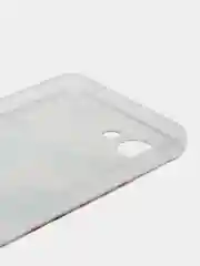 Золотой силиконовый чехол на Realme C30 / Реалми С30 прозрачный, с рисунком, защита камеры