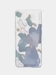 Лесной зеленый силиконовый чехол на Samsung Galaxy A31 / Самсунг А31 прозрачный с рисунком, защита камеры