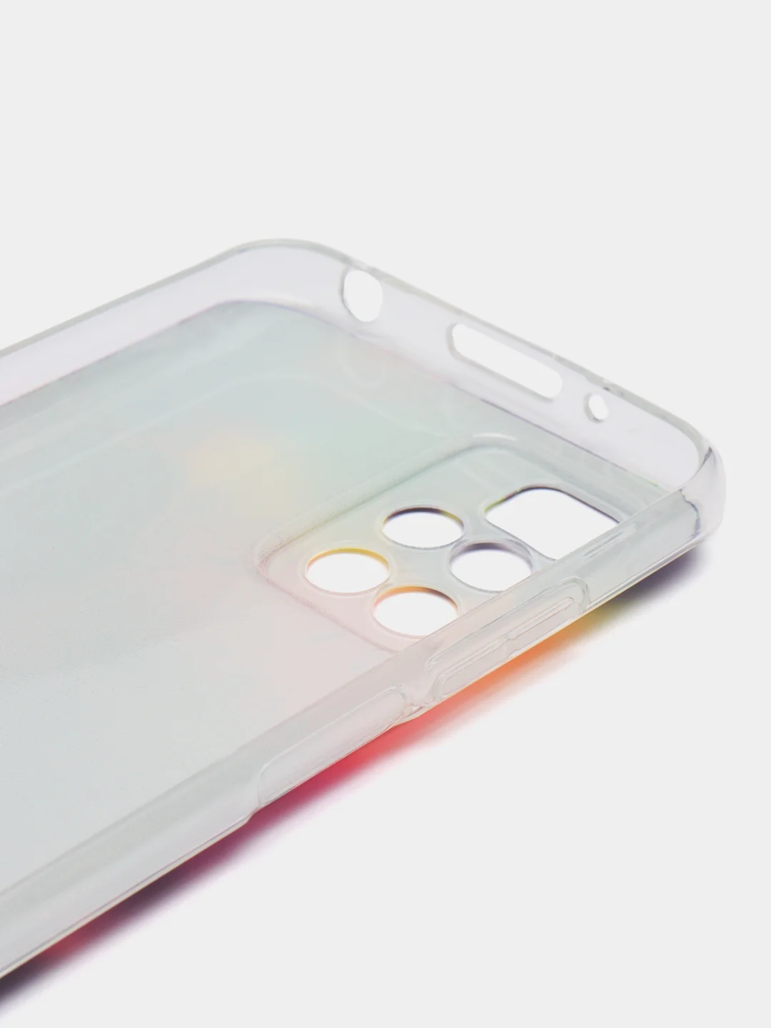 Пурпурный силиконовый чехол на Xiaomi Redmi 10 / Сяоми Редми 10 прозрачный с рисунком, защита камеры