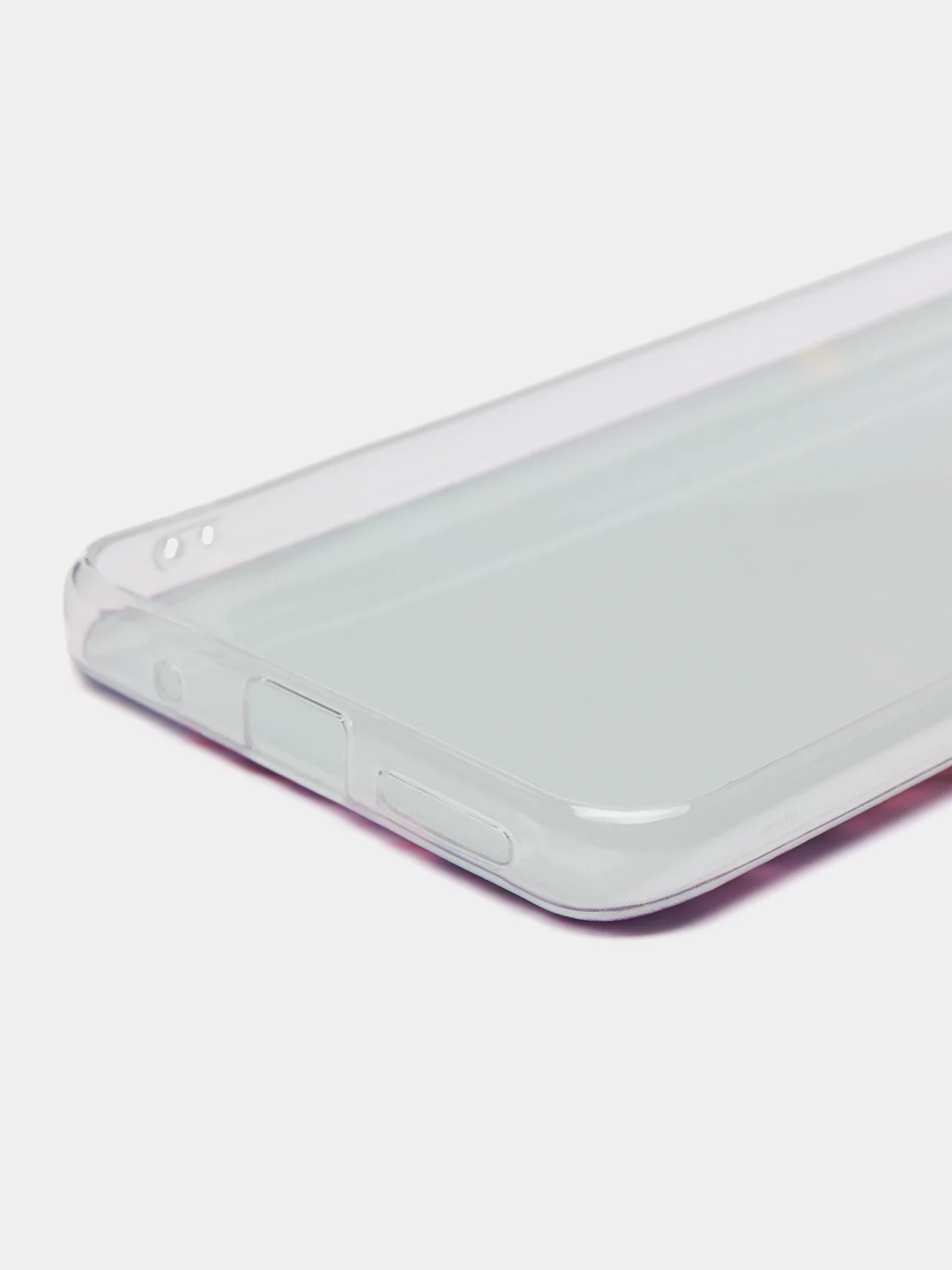 Пурпурный силиконовый чехол на Xiaomi Redmi 10 / Сяоми Редми 10 прозрачный с рисунком, защита камеры