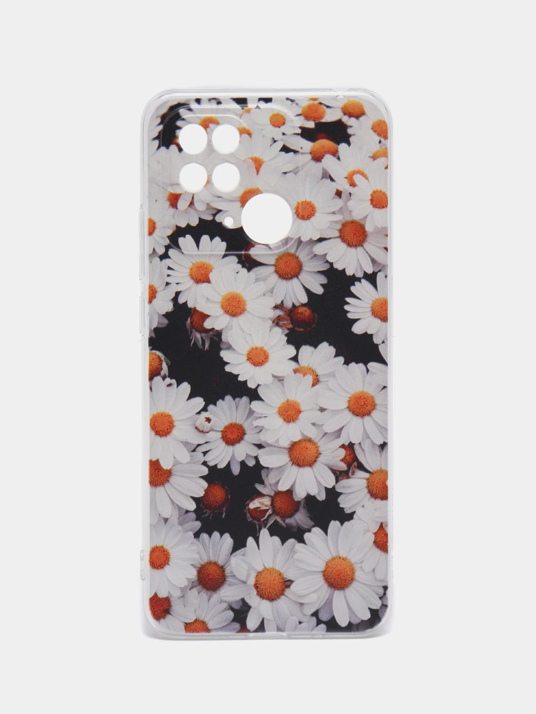 Золотой чехол на Xiaomi Redmi 10C / Сяоми Редми 10С прозрачный, с рисунком, защита камеры