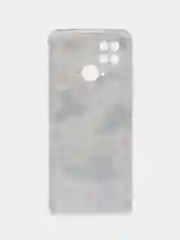 Золотой чехол на Xiaomi Redmi 10C / Сяоми Редми 10С прозрачный, с рисунком, защита камеры