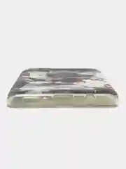 Песочный хаки силиконовый чехол на Samsung Galaxy A31 / Самсунг А31 прозрачный с рисунком, защита камеры