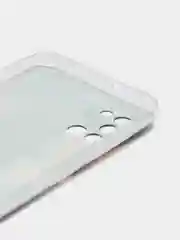 Песочный хаки силиконовый чехол на Samsung Galaxy A31 / Самсунг А31 прозрачный с рисунком, защита камеры
