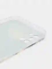 Синий меланж силиконовый чехол на Samsung Galaxy A31 / Самсунг А31 прозрачный с рисунком, защита камеры
