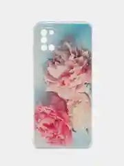 Конфетный силиконовый чехол на Samsung Galaxy A31 / Самсунг А31 прозрачный с рисунком, защита камеры