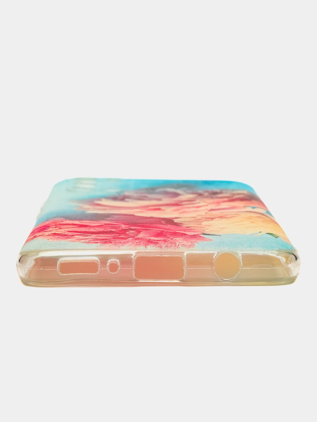 Конфетный силиконовый чехол на Samsung Galaxy A31 / Самсунг А31 прозрачный с рисунком, защита камеры